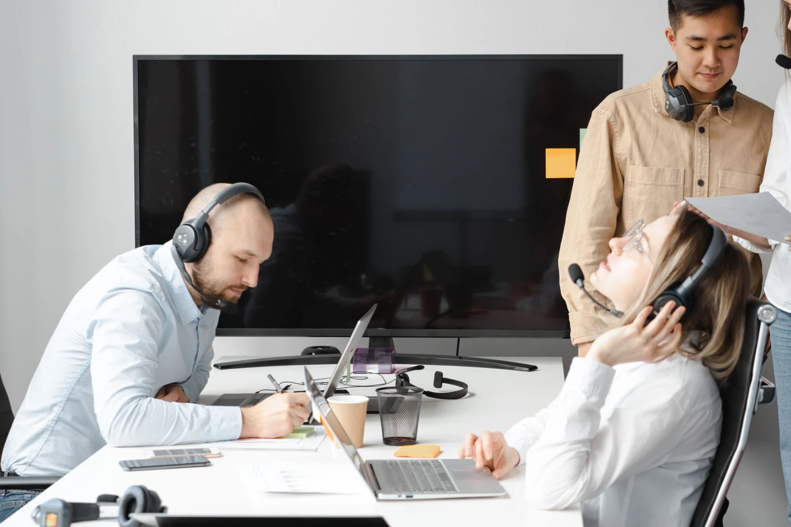 Support engineers on calls with clients